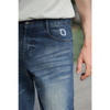 Men’s Stretch Washed Jeans – LETREND Versatile Straight Fit – Medium Blue