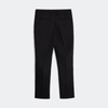 Men’s Black Straight-Fit Trousers – LETREND with Hidden Elastic Waistband