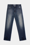 Men’s Stretch Washed Jeans – LETREND Versatile Straight Fit – Medium Blue